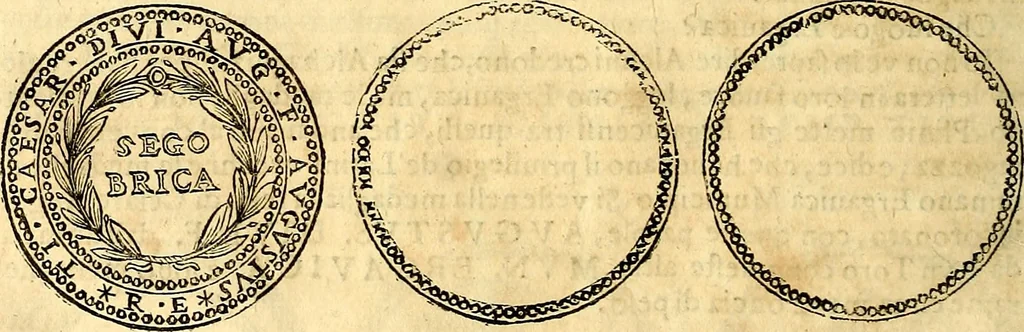 An illustration from Dialoghi di d. Antonio Agostini arcivescovo de Tarracona; sopra le medaglie, iscrizioni, e altre antichita:, 1698, leaf 237