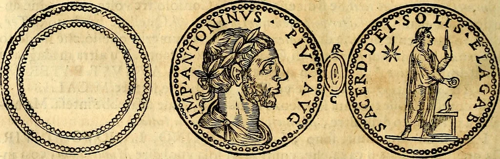 An illustration from Dialoghi di d. Antonio Agostini arcivescovo de Tarracona; sopra le medaglie, iscrizioni, e altre antichita:, 1698, leaf 239