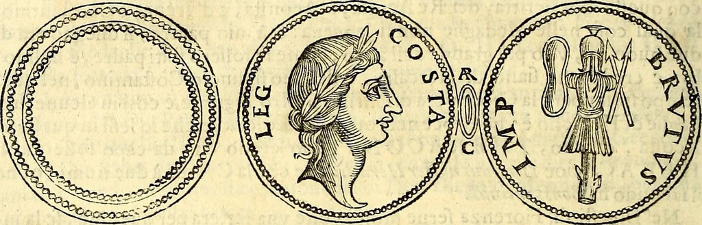 An illustration from Dialoghi di d. Antonio Agostini arcivescovo de Tarracona; sopra le medaglie, iscrizioni, e altre antichita:, 1698, leaf 249