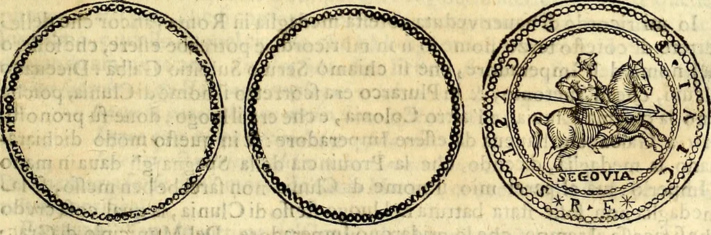 An illustration from Dialoghi di d. Antonio Agostini arcivescovo de Tarracona; sopra le medaglie, iscrizioni, e altre antichita:, 1698, leaf 250