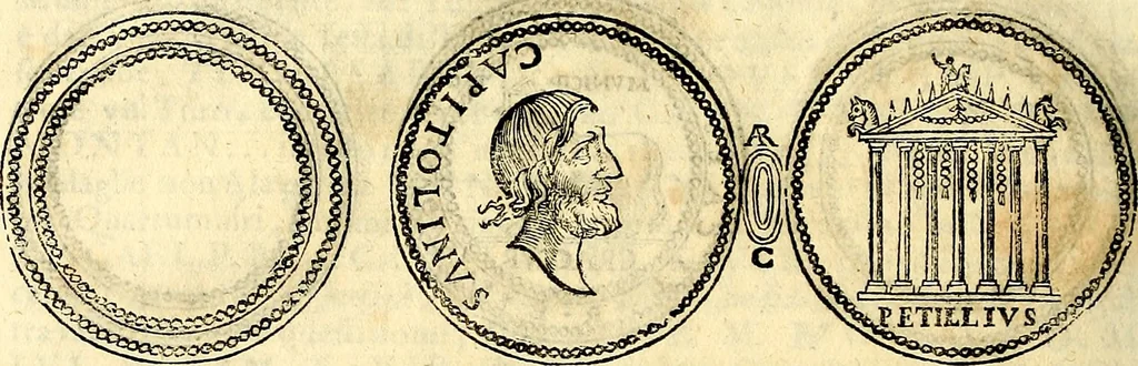 An illustration from Dialoghi di d. Antonio Agostini arcivescovo de Tarracona; sopra le medaglie, iscrizioni, e altre antichita:, 1698, leaf 253