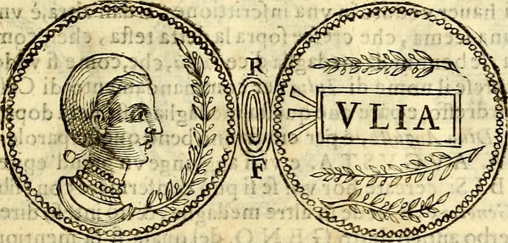 An illustration from Dialoghi di d. Antonio Agostini arcivescovo de Tarracona; sopra le medaglie, iscrizioni, e altre antichita:, 1698, leaf 256