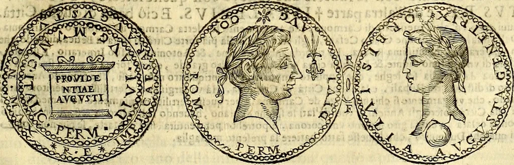 An illustration from Dialoghi di d. Antonio Agostini arcivescovo de Tarracona; sopra le medaglie, iscrizioni, e altre antichita:, 1698, leaf 256
