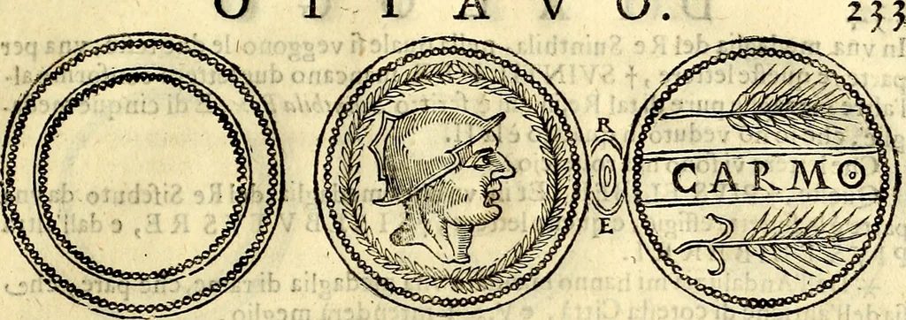 An illustration from Dialoghi di d. Antonio Agostini arcivescovo de Tarracona; sopra le medaglie, iscrizioni, e altre antichita:, 1698, leaf 258
