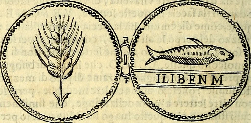 An illustration from Dialoghi di d. Antonio Agostini arcivescovo de Tarracona; sopra le medaglie, iscrizioni, e altre antichita:, 1698, leaf 259