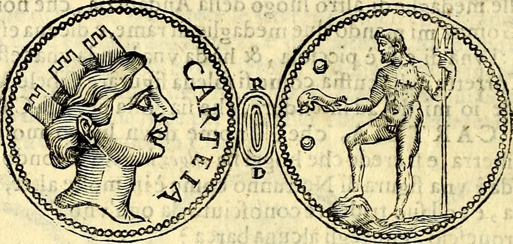 An illustration from Dialoghi di d. Antonio Agostini arcivescovo de Tarracona; sopra le medaglie, iscrizioni, e altre antichita:, 1698, leaf 261
