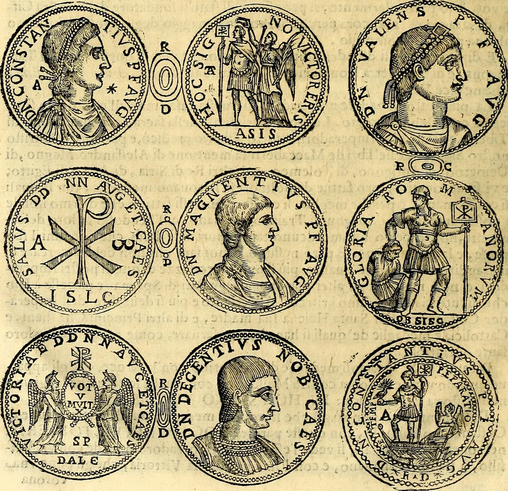 An illustration from Dialoghi di d. Antonio Agostini arcivescovo de Tarracona; sopra le medaglie, iscrizioni, e altre antichita:, 1698, leaf 41