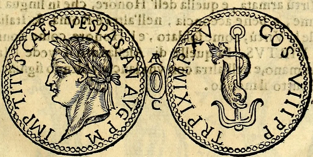 An illustration from Dialoghi di d. Antonio Agostini arcivescovo de Tarracona; sopra le medaglie, iscrizioni, e altre antichita:, 1698, leaf 50