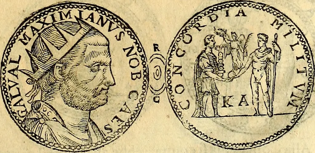An illustration from Dialoghi di d. Antonio Agostini arcivescovo de Tarracona; sopra le medaglie, iscrizioni, e altre antichita:, 1698, leaf 64