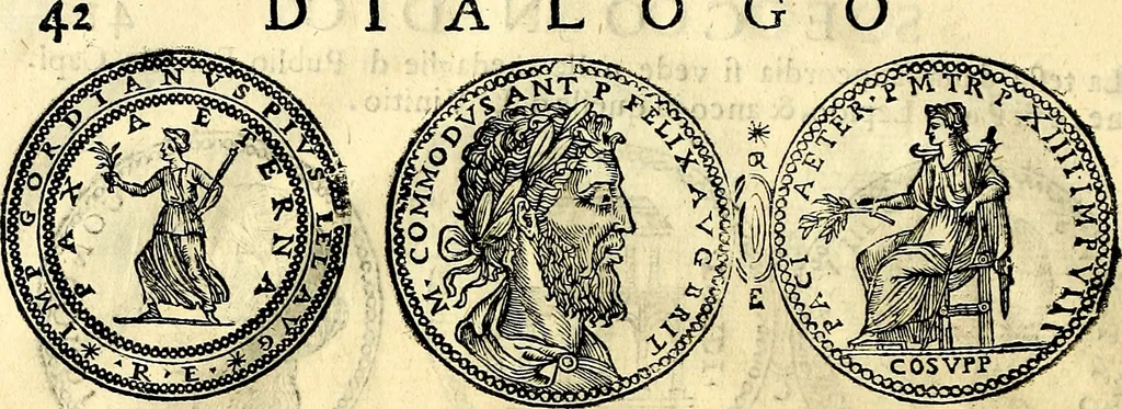 An illustration from Dialoghi di d. Antonio Agostini arcivescovo de Tarracona; sopra le medaglie, iscrizioni, e altre antichita:, 1698, leaf 67