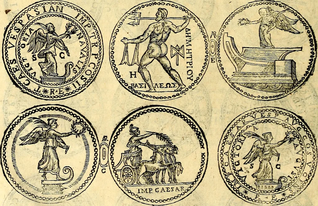 An illustration from Dialoghi di d. Antonio Agostini arcivescovo de Tarracona; sopra le medaglie, iscrizioni, e altre antichita:, 1698, leaf 79