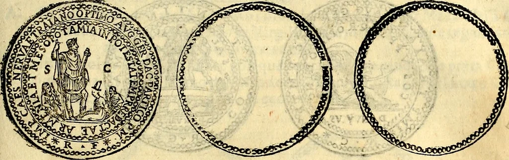 An illustration from Dialoghi di don Antonio Agostini archivescovo di Taracona, intorno alle medaglie, inscrittioni, & altre antichità, 1625, leaf 122