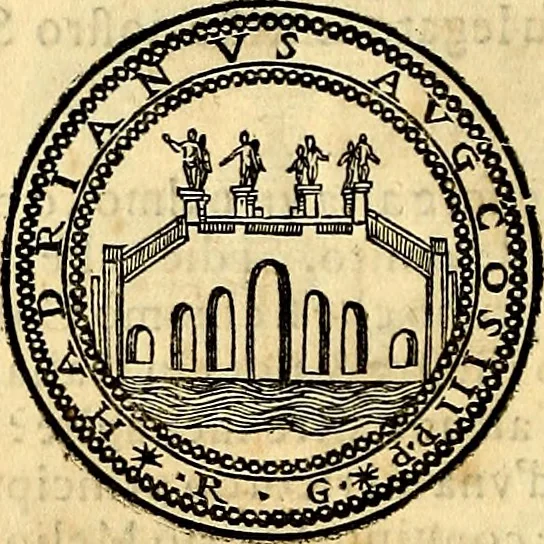 An illustration from Dialoghi di don Antonio Agostini archivescovo di Taracona, intorno alle medaglie, inscrittioni, & altre antichità, 1625, leaf 135