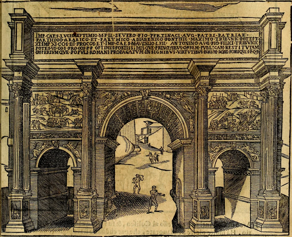 An illustration from Dialoghi di don Antonio Agostini archivescovo di Taracona, intorno alle medaglie, inscrittioni, & altre antichità, 1625, leaf 138