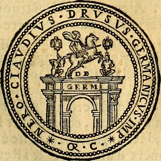 An illustration from Dialoghi di don Antonio Agostini archivescovo di Taracona, intorno alle medaglie, inscrittioni, & altre antichità, 1625, leaf 152