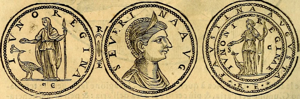 An illustration from Dialoghi di don Antonio Agostini archivescovo di Taracona, intorno alle medaglie, inscrittioni, & altre antichità, 1625, leaf 159