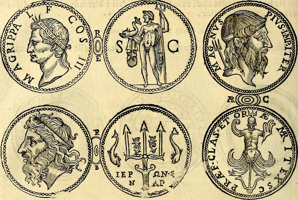 An illustration from Dialoghi di don Antonio Agostini archivescovo di Taracona, intorno alle medaglie, inscrittioni, & altre antichità, 1625, leaf 161