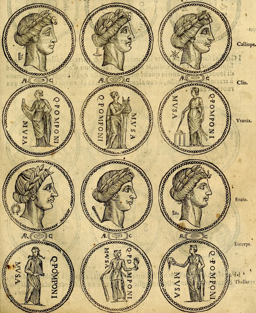 An illustration from Dialoghi di don Antonio Agostini archivescovo di Taracona, intorno alle medaglie, inscrittioni, & altre antichità, 1625, leaf 172