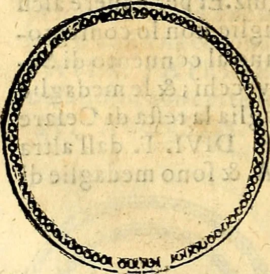 An illustration from Dialoghi di don Antonio Agostini archivescovo di Taracona, intorno alle medaglie, inscrittioni, & altre antichità, 1625, leaf 227