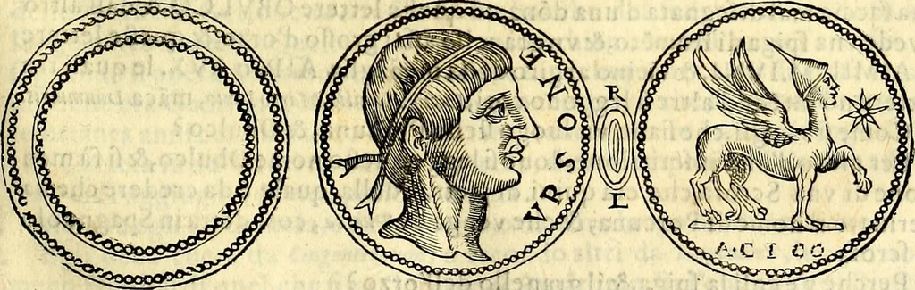 An illustration from Dialoghi di don Antonio Agostini archivescovo di Taracona, intorno alle medaglie, inscrittioni, & altre antichità, 1625, leaf 248
