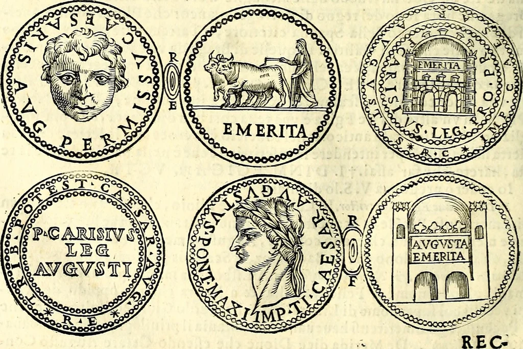 An illustration from Dialoghi di don Antonio Agostini archivescovo di Taracona, intorno alle medaglie, inscrittioni, & altre antichità, 1625, leaf 253