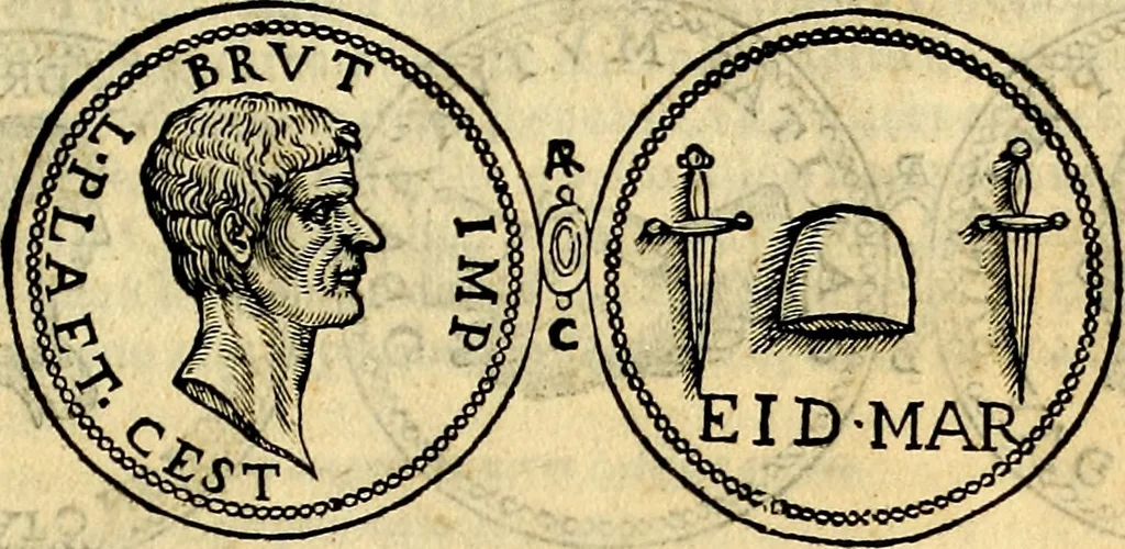 An illustration from Dialoghi di don Antonio Agostini archivescovo di Taracona, intorno alle medaglie, inscrittioni, & altre antichità, 1625, leaf 26