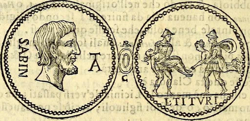 An illustration from Dialoghi di don Antonio Agostini archivescovo di Taracona, intorno alle medaglie, inscrittioni, & altre antichità, 1625, leaf 289