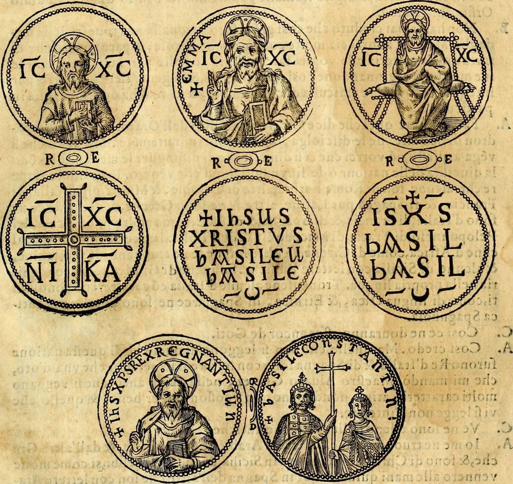 An illustration from Dialoghi di don Antonio Agostini archivescovo di Taracona, intorno alle medaglie, inscrittioni, & altre antichità, 1625, leaf 34