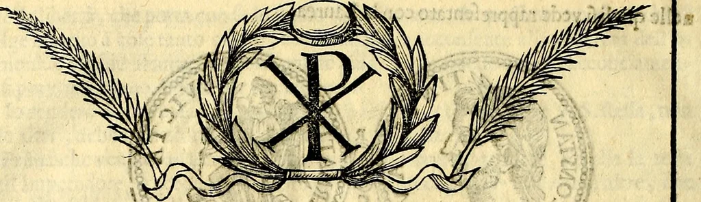 An illustration from Dialoghi di don Antonio Agostini archivescovo di Taracona, intorno alle medaglie, inscrittioni, & altre antichità, 1625, leaf 351