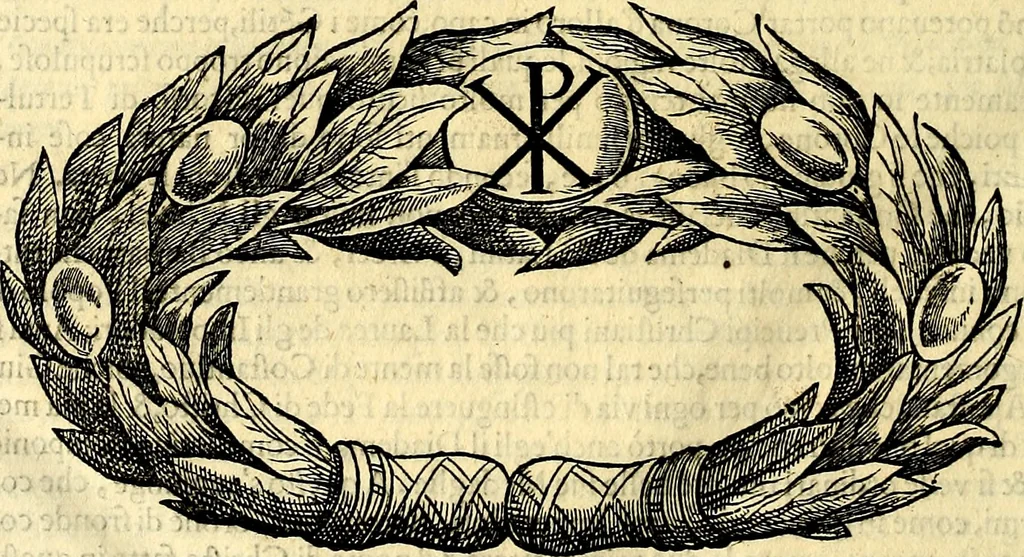 An illustration from Dialoghi di don Antonio Agostini archivescovo di Taracona, intorno alle medaglie, inscrittioni, & altre antichità, 1625, leaf 351