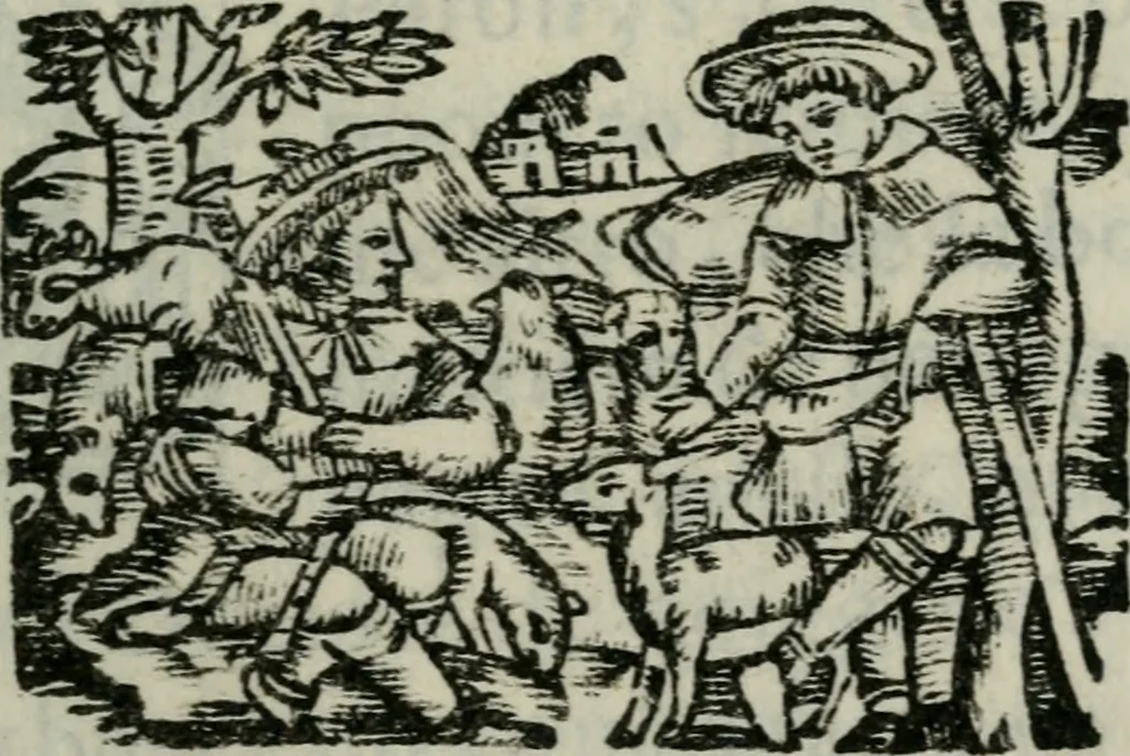 An illustration from Dialogo de Cecco di Ronchitti ... in perpvosito de la stella nvova : ... con alcune ottaue d'incerto, per la medesima stella contra Aristotele, 1605, leaf 6