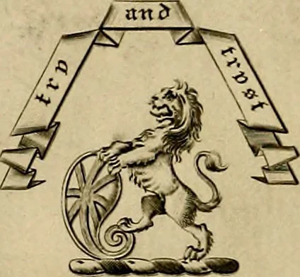 An illustration from Dialogo de las empresas militares, y amorosas, compuesto en lengua italiana, por el illvstre, y reverendissimo señor Paulo Iouio obispo de Nucera . En el qval se tracta de las devisas, armas, motes, o blasones de linages. Con vn razonemiento a esse proposito, del magnifico señot Ludouico Domeniqui. Todo nueuamente traduzido en romance castellano, por Alonso de Vlloa. Anadimos a esto las empresas heroicas, y morales, del señor Gabriel Symeon, 1561, leaf 1