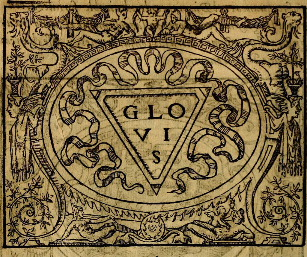 An illustration from Dialogo de las empresas militares, y amorosas, compuesto en lengua italiana, por el illvstre, y reverendissimo señor Paulo Iouio obispo de Nucera . En el qval se tracta de las devisas, armas, motes, o blasones de linages. Con vn razonemiento a esse proposito, del magnifico señot Ludouico Domeniqui. Todo nueuamente traduzido en romance castellano, por Alonso de Vlloa. Anadimos a esto las empresas heroicas, y morales, del señor Gabriel Symeon, 1561, leaf 63