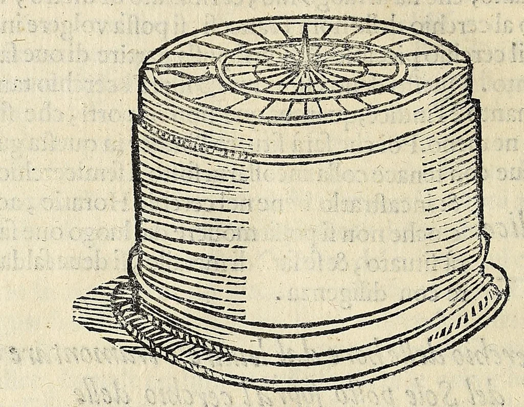 An illustration from Dialogo della descrittione teorica et pratica de gli horologi solari, 1565, leaf 280