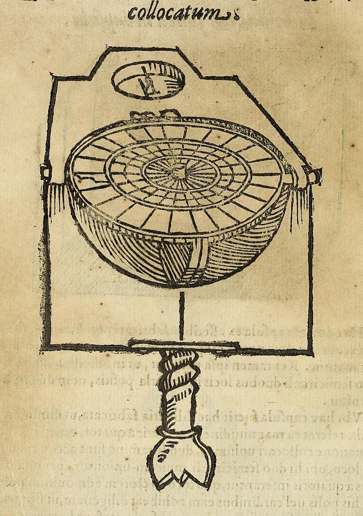 An illustration from Dialogo della descrittione teorica et pratica de gli horologi solari, 1565, leaf 372