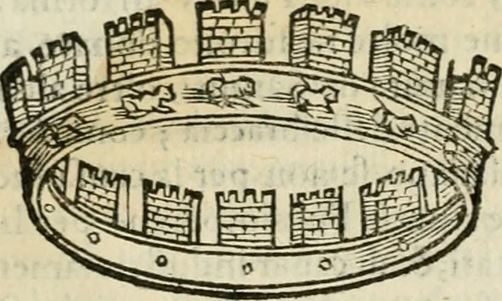 An illustration from Dialogo della giostra fatta in Trivigi l'anno MDXCVII, 1598, leaf 152