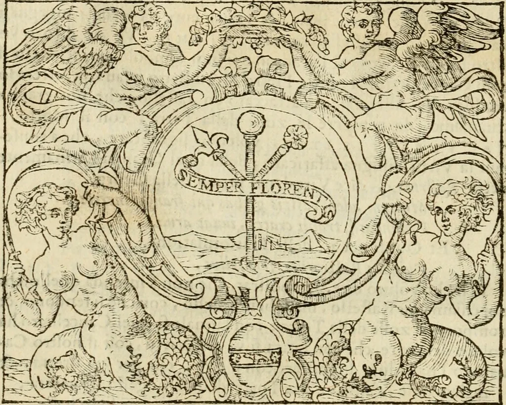 An illustration from Dialogo della giostra fatta in Trivigi l'anno MDXCVII, 1598, leaf 77