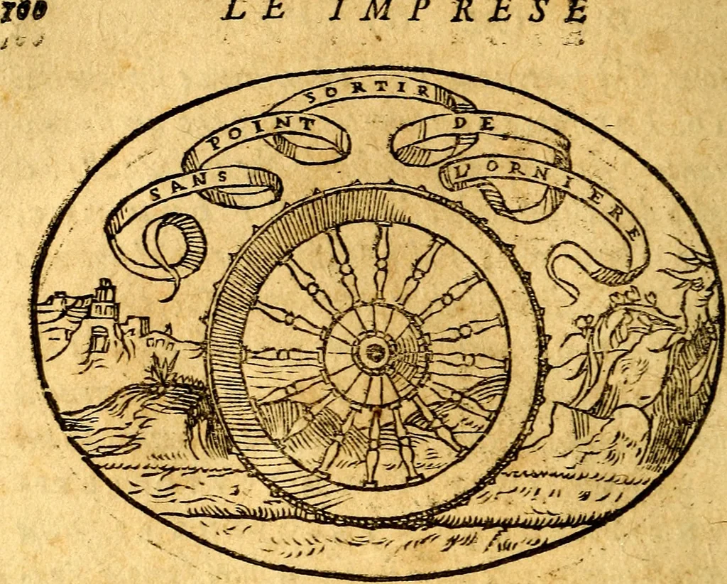 An illustration from Dialogo dell'imprese militari et amorose, 1574, leaf 103