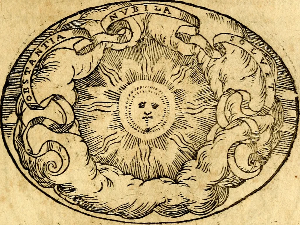 An illustration from Dialogo dell'imprese militari et amorose, 1574, leaf 104