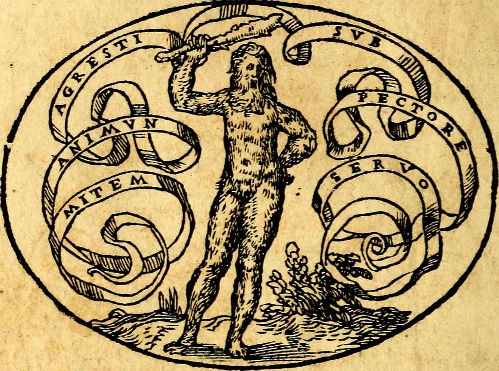 An illustration from Dialogo dell'imprese militari et amorose, 1574, leaf 105
