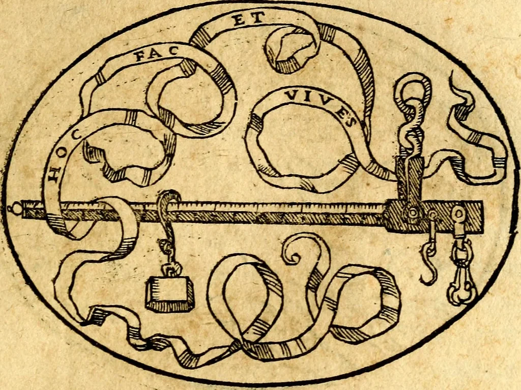 An illustration from Dialogo dell'imprese militari et amorose, 1574, leaf 112