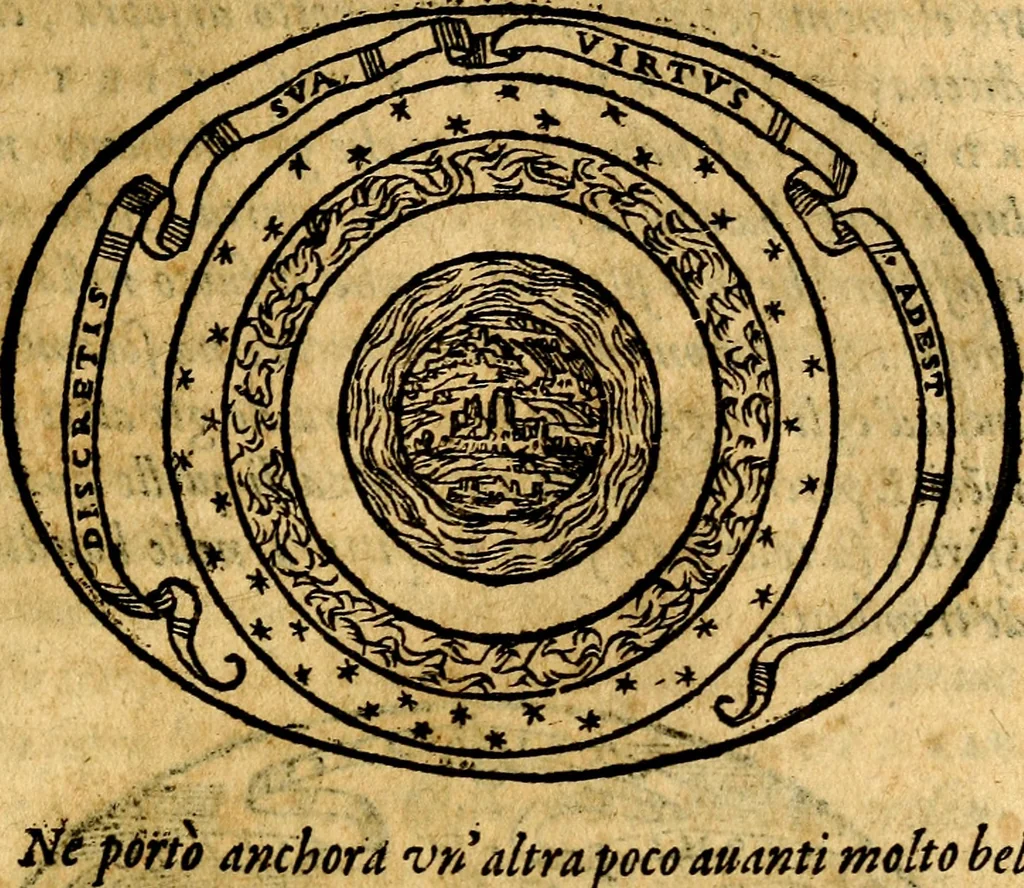 An illustration from Dialogo dell'imprese militari et amorose, 1574, leaf 122