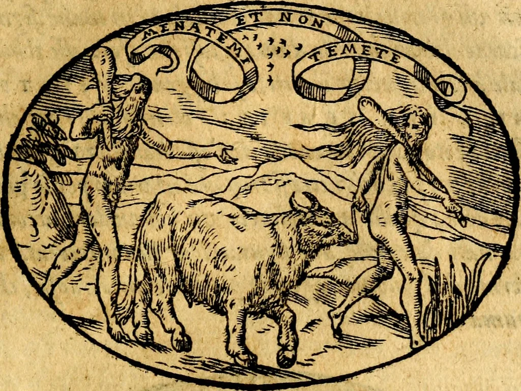An illustration from Dialogo dell'imprese militari et amorose, 1574, leaf 130