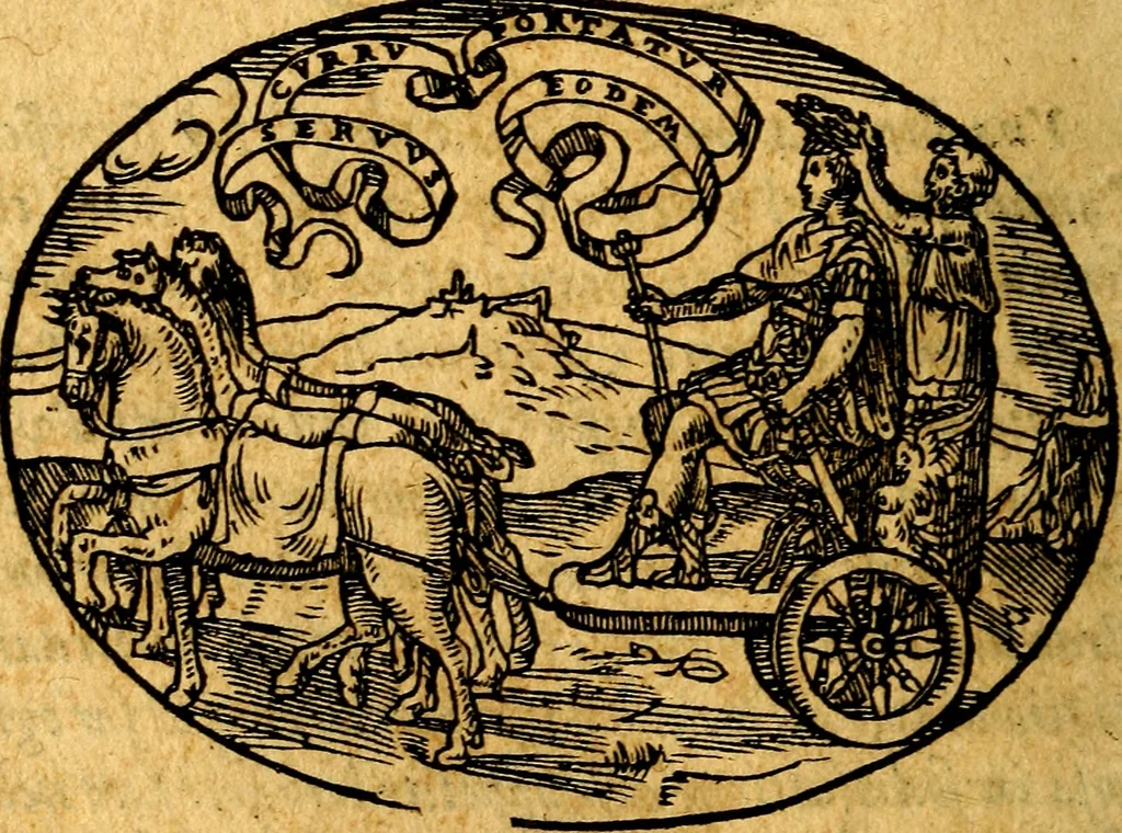 An illustration from Dialogo dell'imprese militari et amorose, 1574, leaf 131