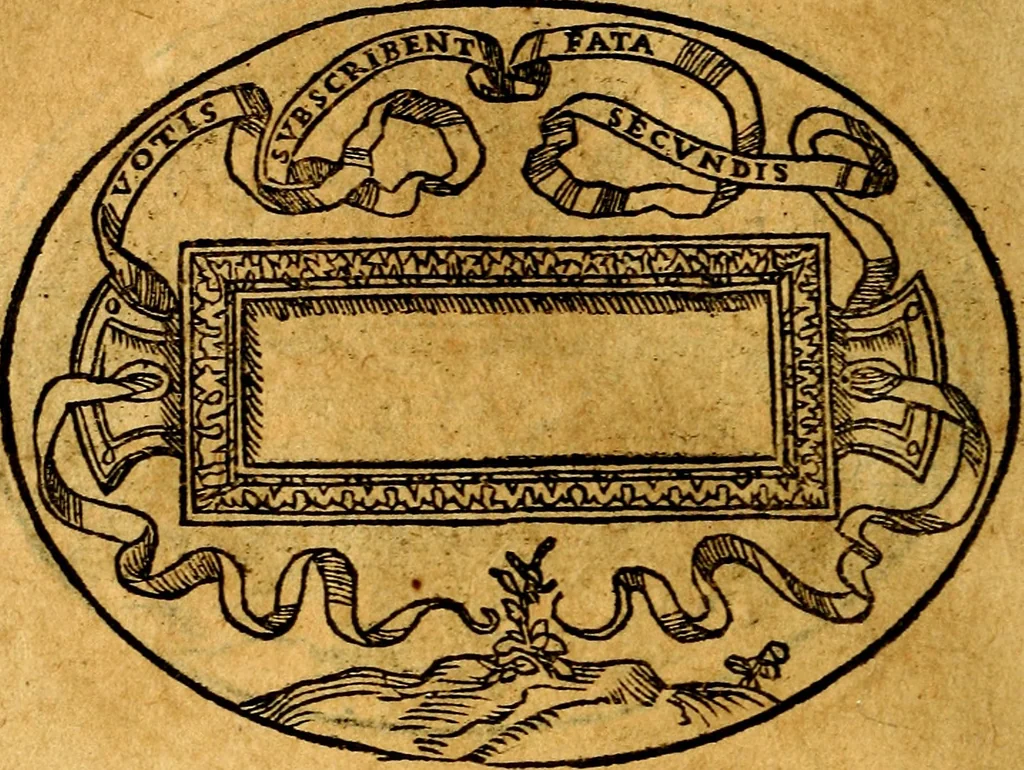An illustration from Dialogo dell'imprese militari et amorose, 1574, leaf 139