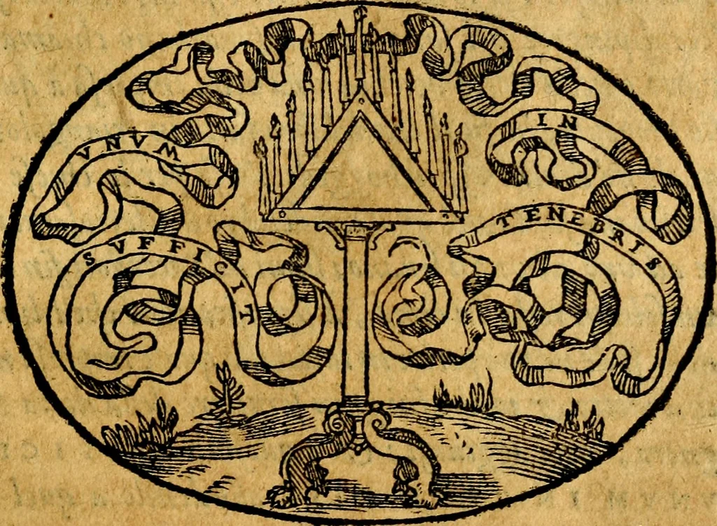 An illustration from Dialogo dell'imprese militari et amorose, 1574, leaf 142
