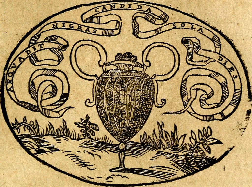 An illustration from Dialogo dell'imprese militari et amorose, 1574, leaf 154