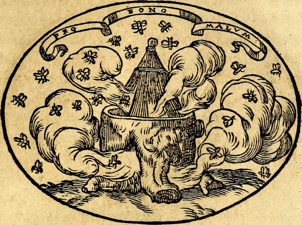 An illustration from Dialogo dell'imprese militari et amorose, 1574, leaf 156