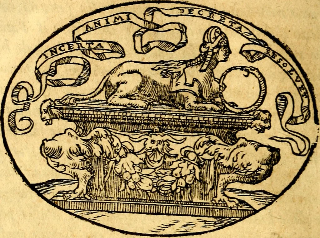 An illustration from Dialogo dell'imprese militari et amorose, 1574, leaf 161