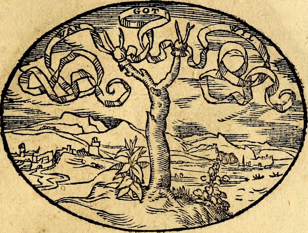 An illustration from Dialogo dell'imprese militari et amorose, 1574, leaf 162